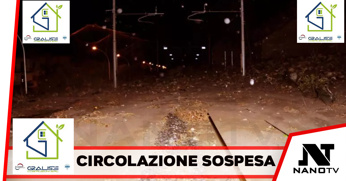 Circolazione sospesa sulla linea Napoli-Salerno via Cava dei Tirreni