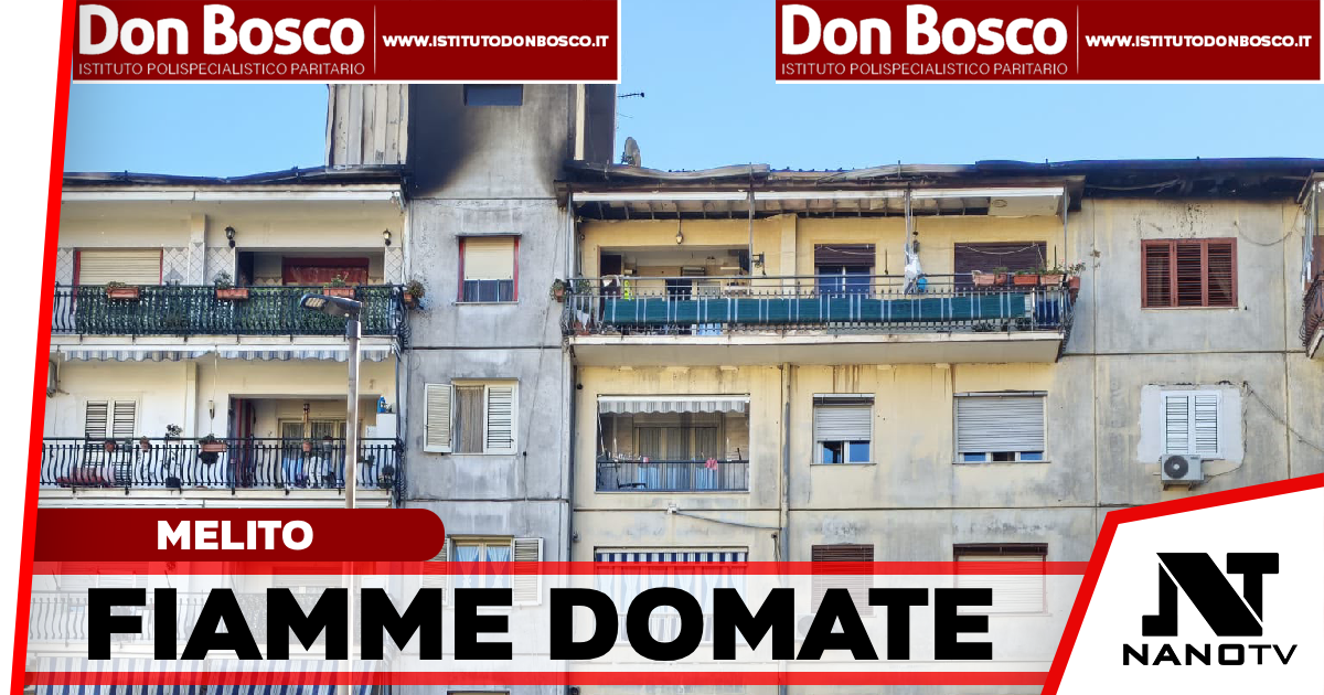 *MELITO*: Domate le fiamme dai Vigili del Fuoco