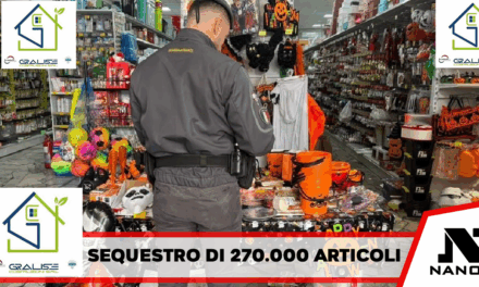 Guardia di Finanza: sequestro di oltre 270.000 articoli di Halloween non sicuri