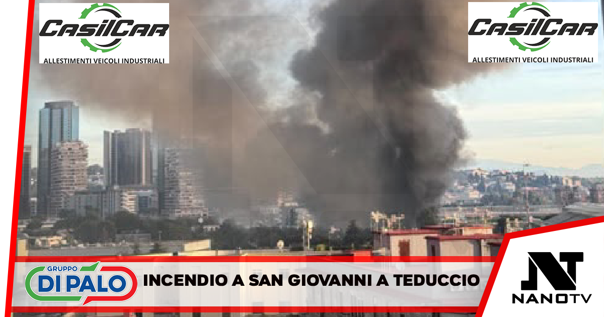 Napoli, quartiere San Giovanni a Teduccio: carabinieri intervengono per un incendio
