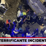 Torre del Greco, terrificante incidente nella notte: auto si ribalta dopo lo schianto