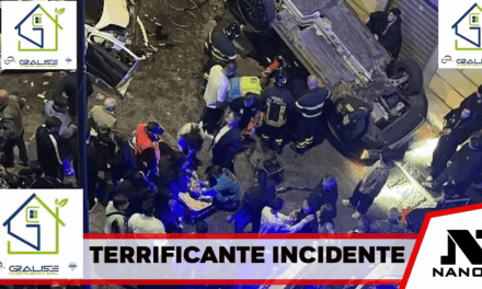 Torre del Greco, terrificante incidente nella notte: auto si ribalta dopo lo schianto