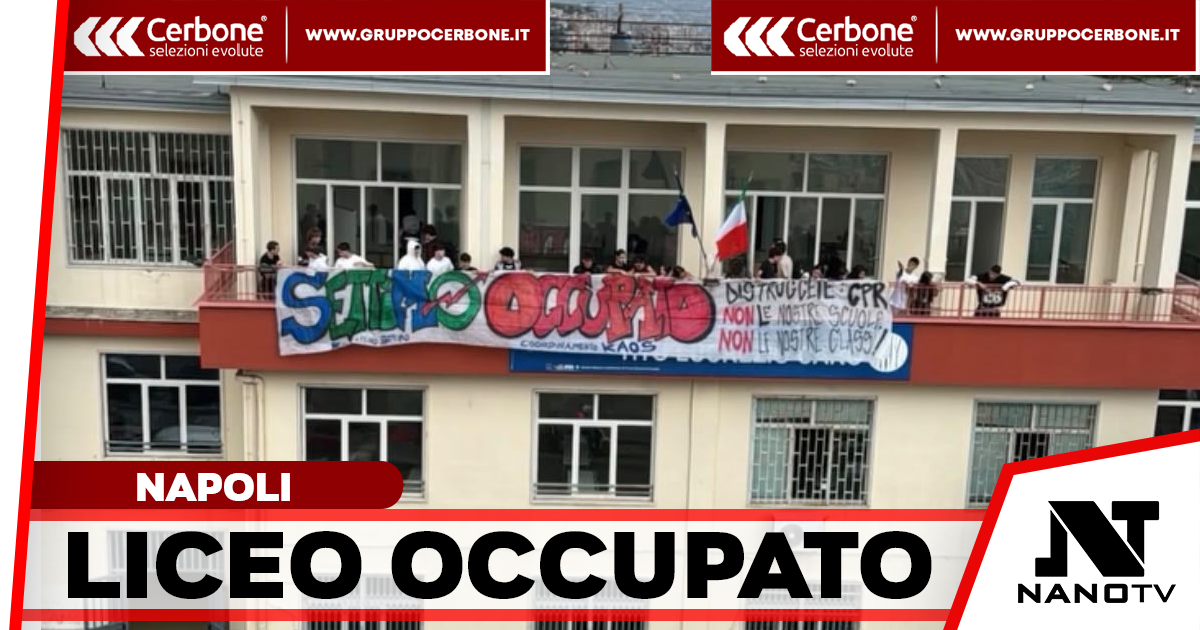 Liceo “Tito Lucrezio Caro” occupato a Napoli: protesta degli studenti contro il degrado delle scuole e il CPR di Castel Volturno
