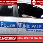 Salerno, metal detector in dotazione alla Polizia Municipale: controlli anche davanti alle scuole