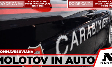 Somma Vesuviana, tre molotov in auto