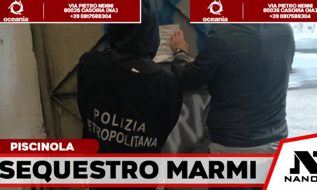 Napoli, sequestrato laboratorio di marmi abusivo a Piscinola: denunciato il titolare dalla Polizia Metropolitana