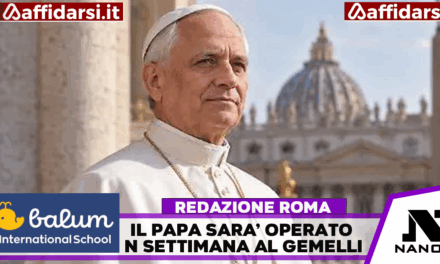 L’annuncio choc del Papa all’Angelus, ‘ho un nodulo al polmone’.