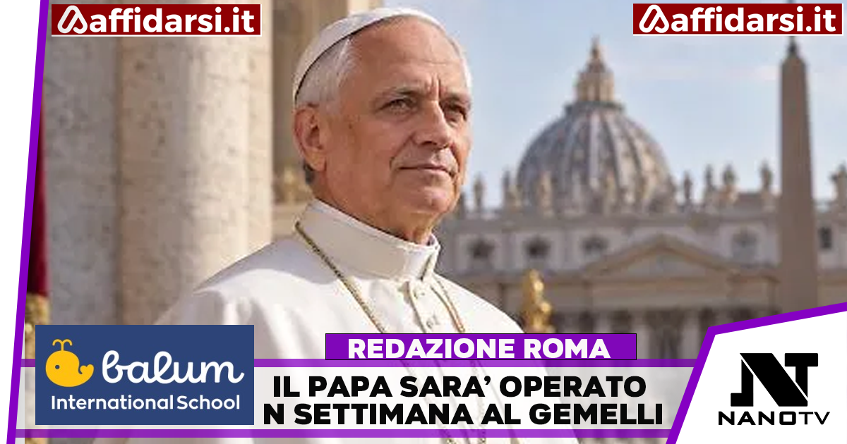 L’annuncio choc del Papa all’Angelus, ‘ho un nodulo al polmone’.