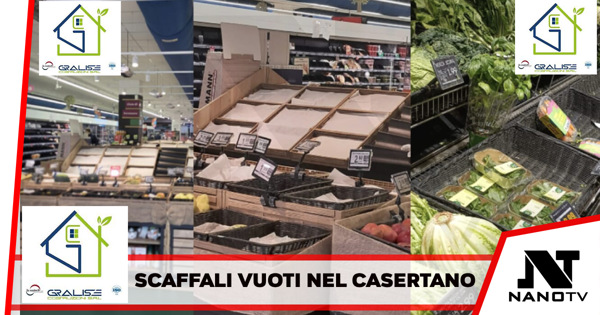 Scaffali vuoti e distributori a secco, primi disagi della protesta degli autotrasportatori nel casertano