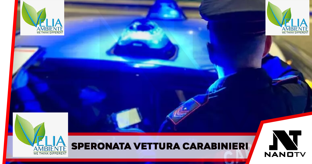 In 5 in auto speronano vettura dei carabinieri, due arresti nel Napoletano
