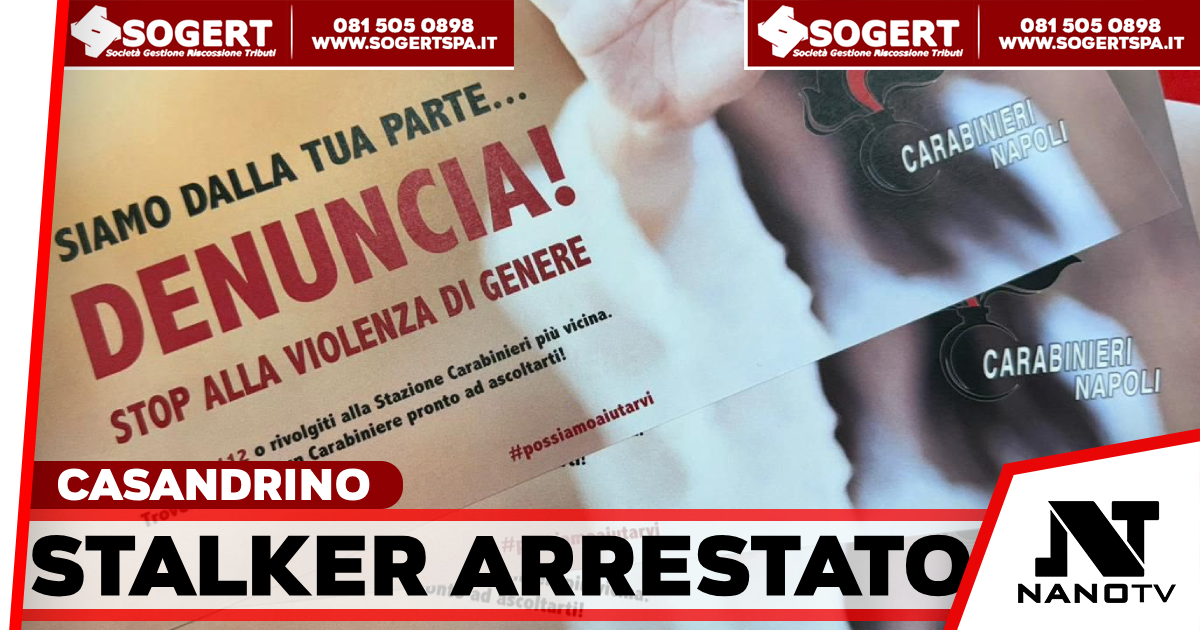 Casandrino, minaccia la ex: 53enne arrestato sul balcone