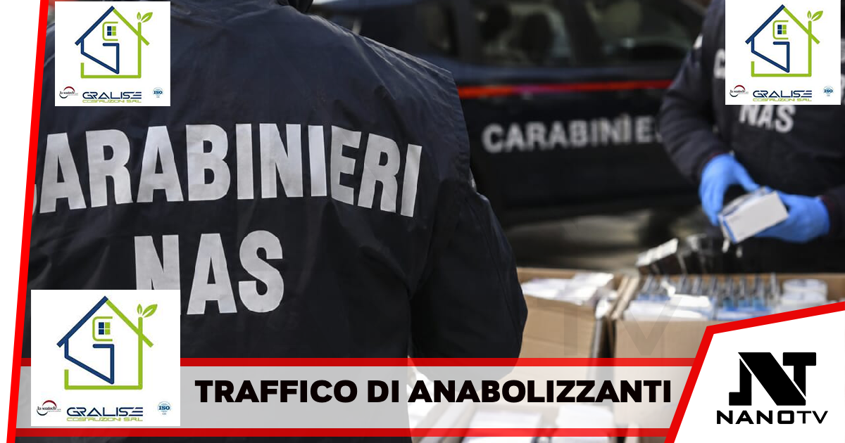 Traffico di anabolizzanti e droga, blitz anche nel casertano: sequestri e 16 indagati