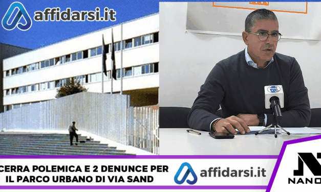 Acerra: l’affidamento del Parco urbano di via Sand andava già revocato. Illustrate le ragioni delle 2 denunce. Piatto: “si è giocato con la sicurezza dei bambini”.