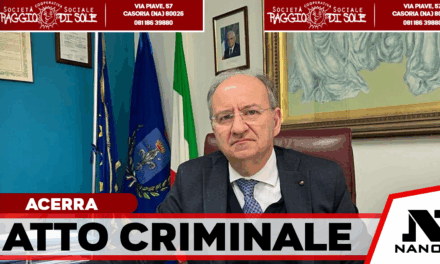 Gesto criminale ad Acerra, l’Amministrazione comunale: «Atto intollerabile che ferisce l’intera comunità»