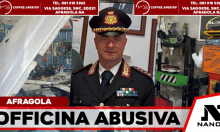 Afragola, officina meccanica abusiva scoperta nel cortile di un palazzo: sequestro della Polizia Locale