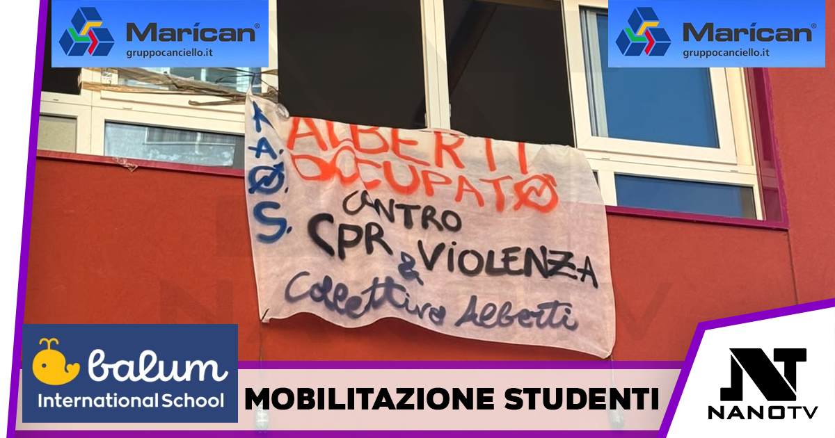 Protesta studentesca a Napoli, occupato l’istituto Alberti: la mobilitazione contro le politiche del Governo e i CPR