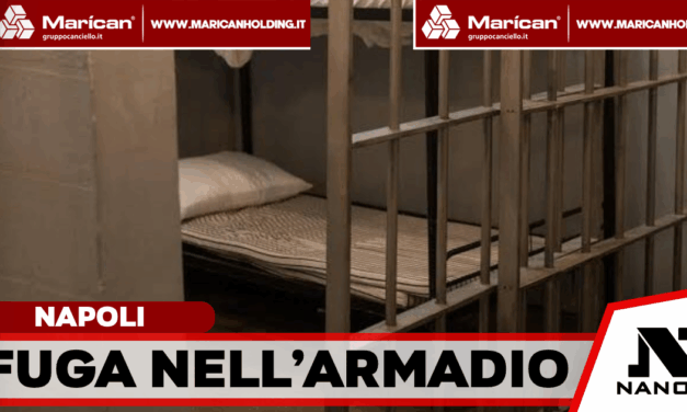 Napoli, evaso dal carcere si nasconde nell’armadio: arrestato dai Carabinieri