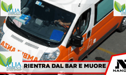 Rientra a casa dopo l’uscita al bar con gli amici e non si sveglia più