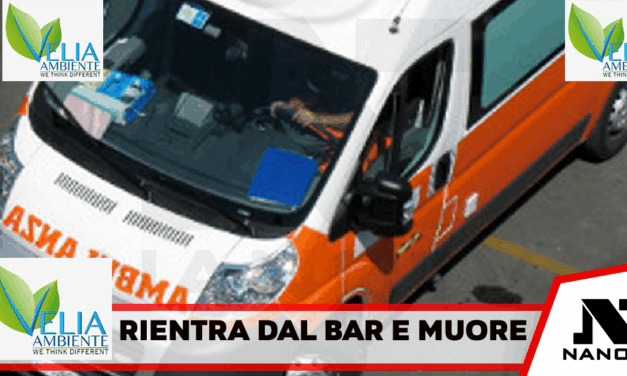 Rientra a casa dopo l’uscita al bar con gli amici e non si sveglia più