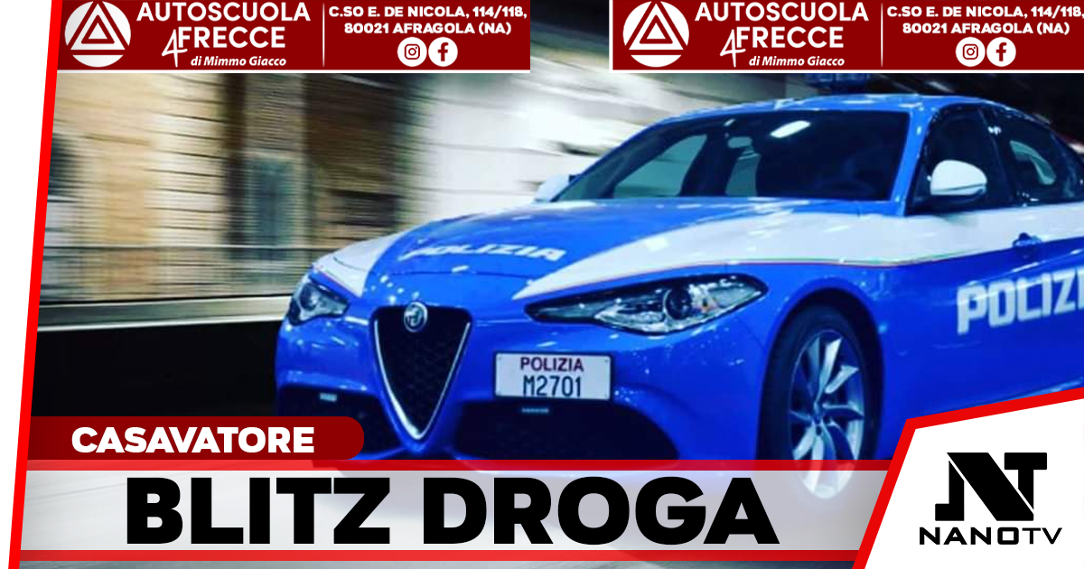 Casavatore, blitz della Polizia di Stato: 44enne arrestato per spaccio e munizionamento illecito