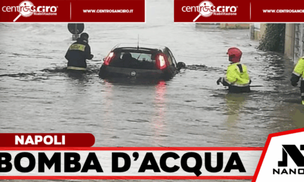Bomba d’acqua su Napoli, allagamenti e disagi: fango sull’Epomeo. A Forio chiusa la chiesa di San Gaetano