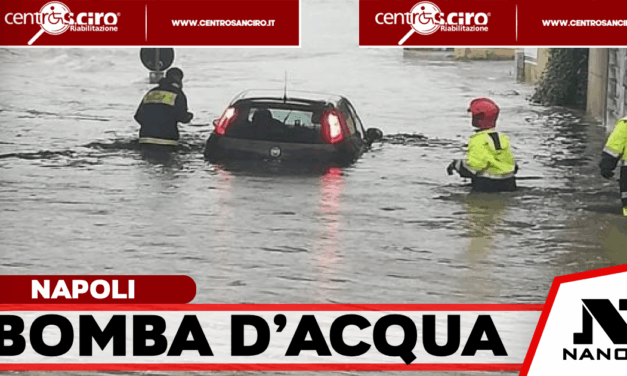Bomba d’acqua su Napoli, allagamenti e disagi: fango sull’Epomeo. A Forio chiusa la chiesa di San Gaetano