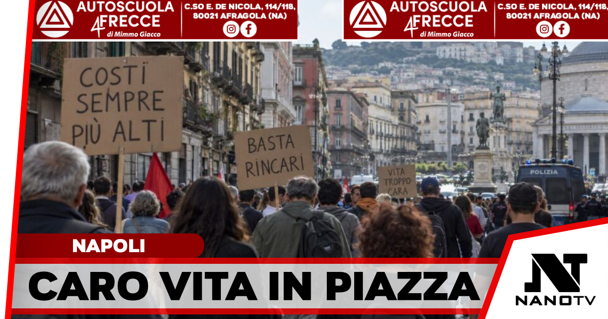 Carovita in piazza: Napoli sfila senza tensioni