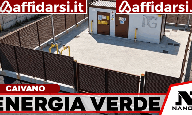 Caivano, il biometano entra in rete: energia rinnovabile per 11mila famiglie