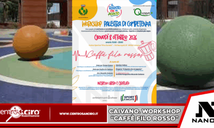 Caivano, il rispetto al centro del confronto: arriva il workshop “Caffè filo rosso”