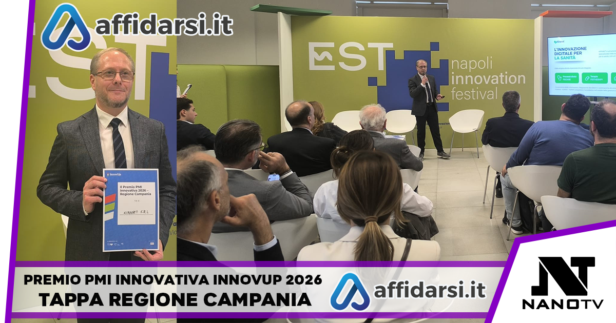 Kiranet vince il Premio PMI Innovativa InnovUp 2026 per la Campania e conquista la finale nazionale di Roma