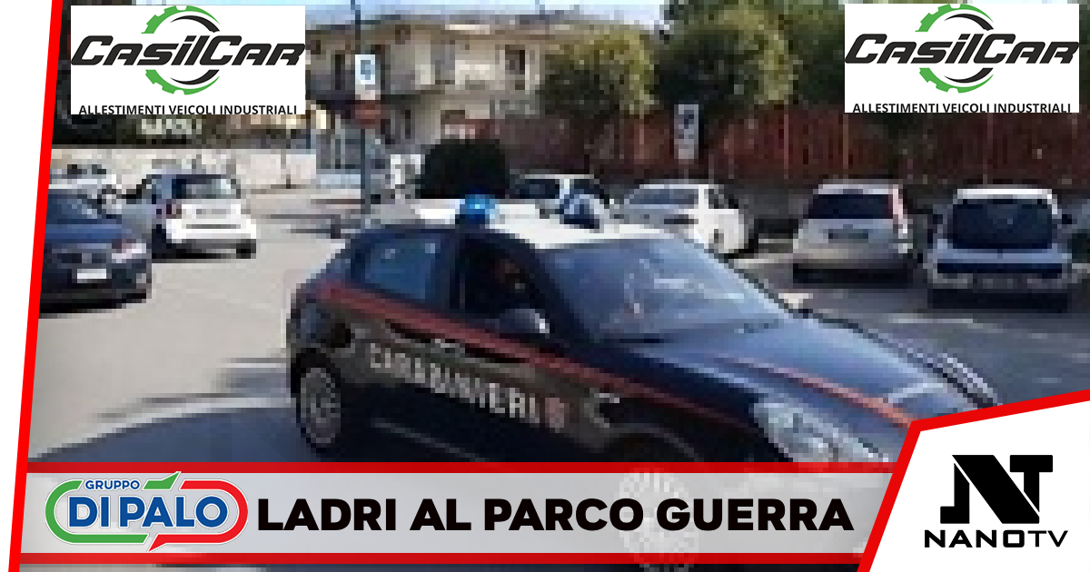 Afragola, incursione di ladri al Parco Guerra: paura tra i residenti
