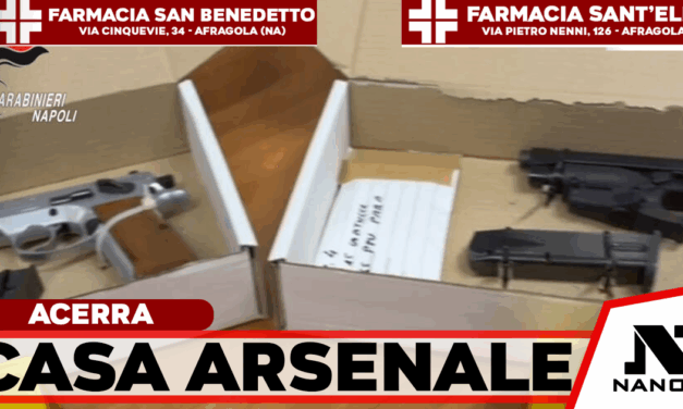 Acerra, armi, bombe e droga nascoste in casa: 57enne finisce in carcere