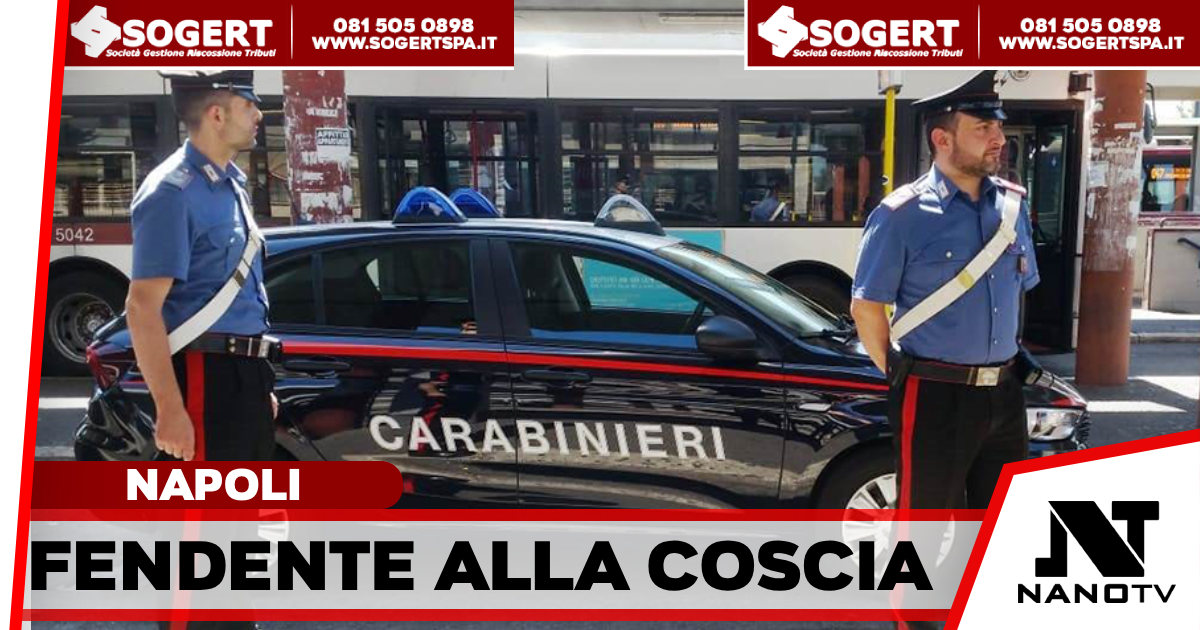 Napoli, 29enne ferito alla coscia con un fendente
