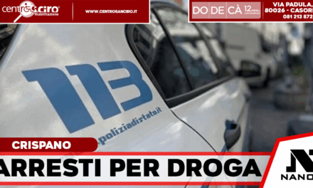 Crispano, droga, munizioni e telecamere di videosorveglianza nell’appartamento: arrestati un 42enne e un 19enne