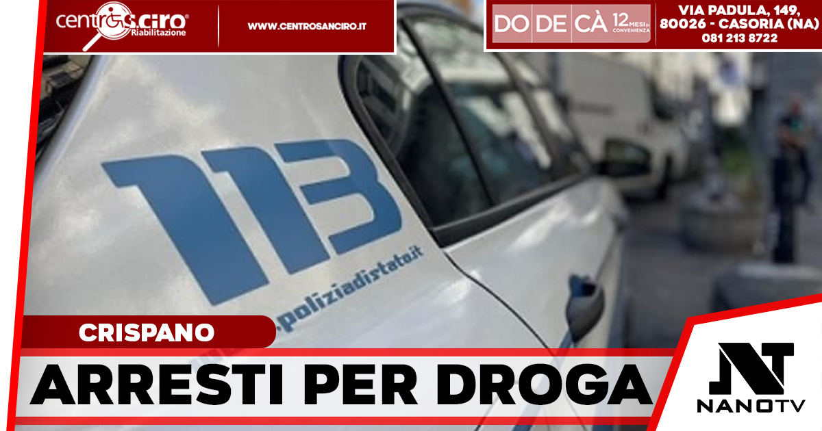 Crispano, droga, munizioni e telecamere di videosorveglianza nell’appartamento: arrestati un 42enne e un 19enne