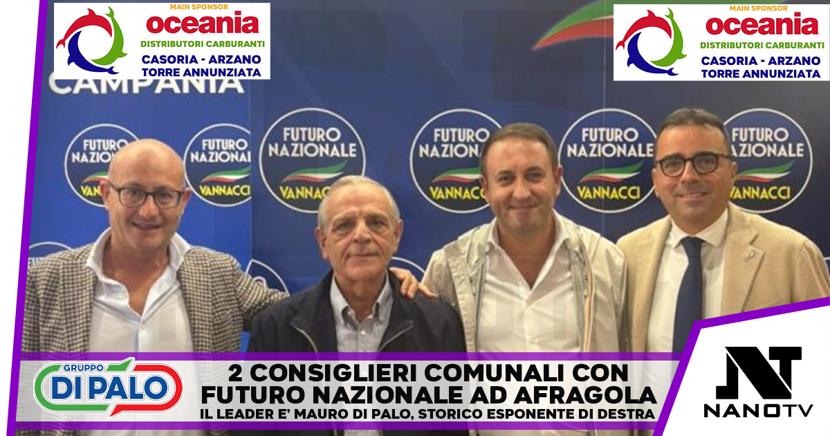 La destra ha il suo leader anche ad Afragola: Mauro Di Palo incassa 2 consiglieri comunali con Futuro Nazionale
