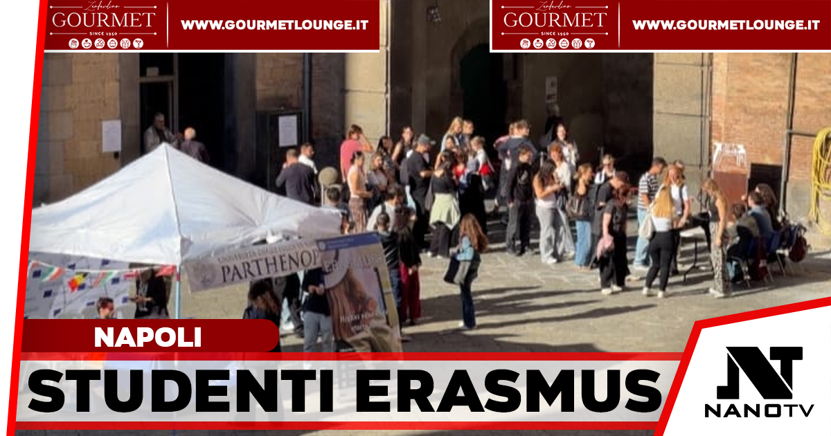 Napoli, Castel Nuovo accoglie centinaia di studenti internazionali per l’Erasmus Welcome Day 2026