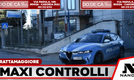 Frattamaggiore, controlli straordinari del territorio nel fine settimana: 277 persone identificate e denunciato un 19enne