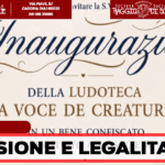 Inaugurazione della ludoteca “A’ Voce d’e Creature” in un bene confiscato con Piantedosi, Valditara e Manfredi