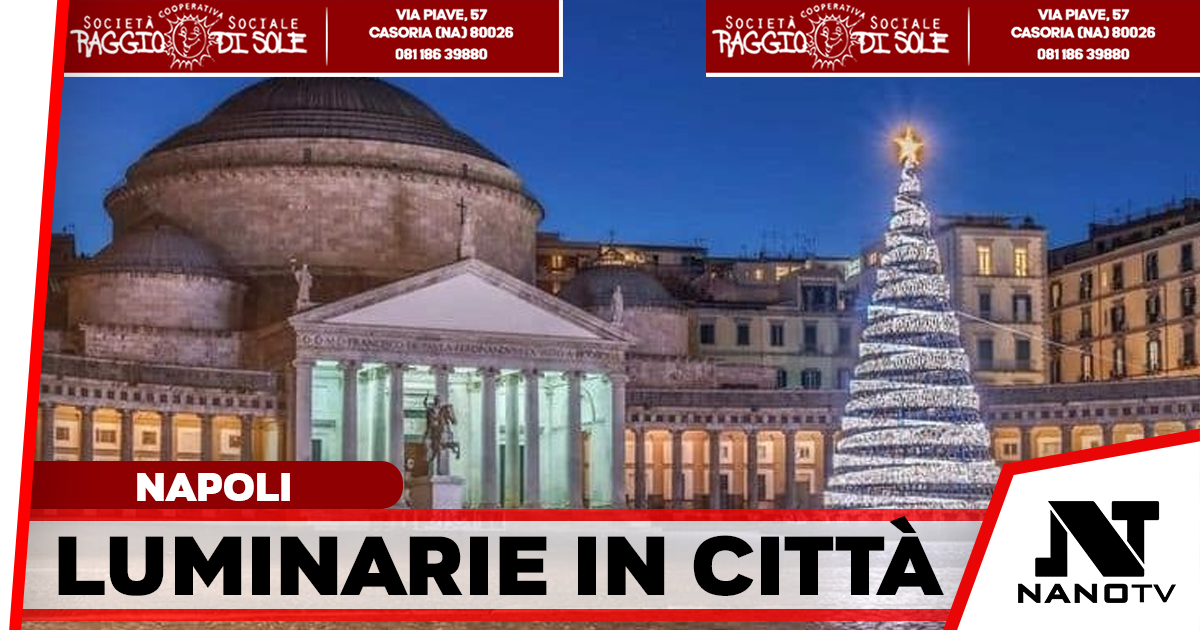 Napoli, dalla Regione 2,78 milioni di euro per eventi e luminarie natalizie