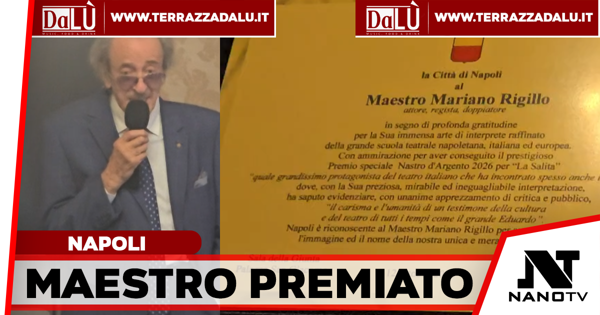 Napoli, il sindaco Manfredi ha conferito la Medaglia della Città a Mariano Rigillo