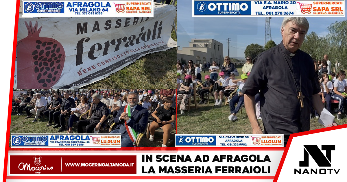 Masseria Ferraioli va in scena la lotta alla Camorra, la legalità e la Pace, ma anche il sostegno alla gestione del bene confiscato alla camorra.