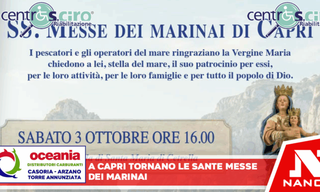 Fede, memoria e tradizione: a Capri tornano le Sante Messe dei Marinai