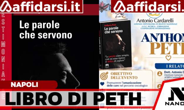 Napoli, al Cardarelli la prima tappa del tour di Anthony Peth con il libro “Le parole che servono”