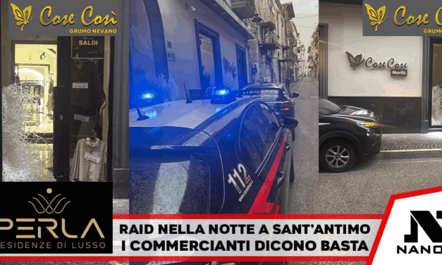 Sant’Antimo. Raid in mattinata a Cose Cosi’, noto negozio cittadino. E’ il quarto negli ultimi due anni