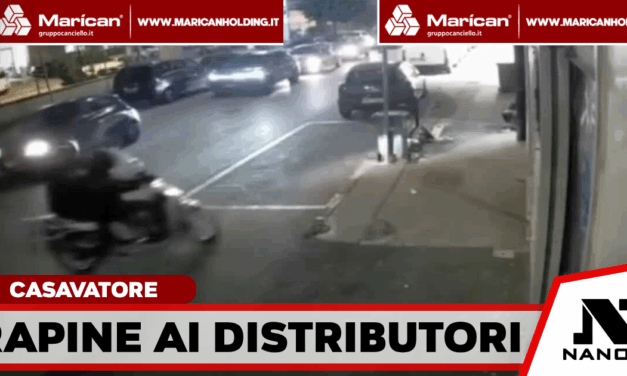 Casavatore, rapine ai distributori