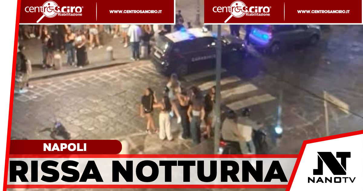 Napoli, rissa notturna in piazza