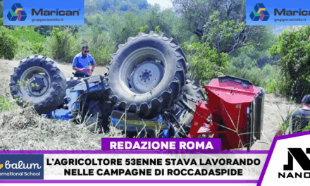 Il trattore si ribalta, agricoltore muore schiacciato nel Salernitano