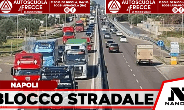Sciopero dei tir in Campania: lunghe code sull’Asse Mediano e disagi per il carburante in attesa dell’incontro con il ministro Salvini
