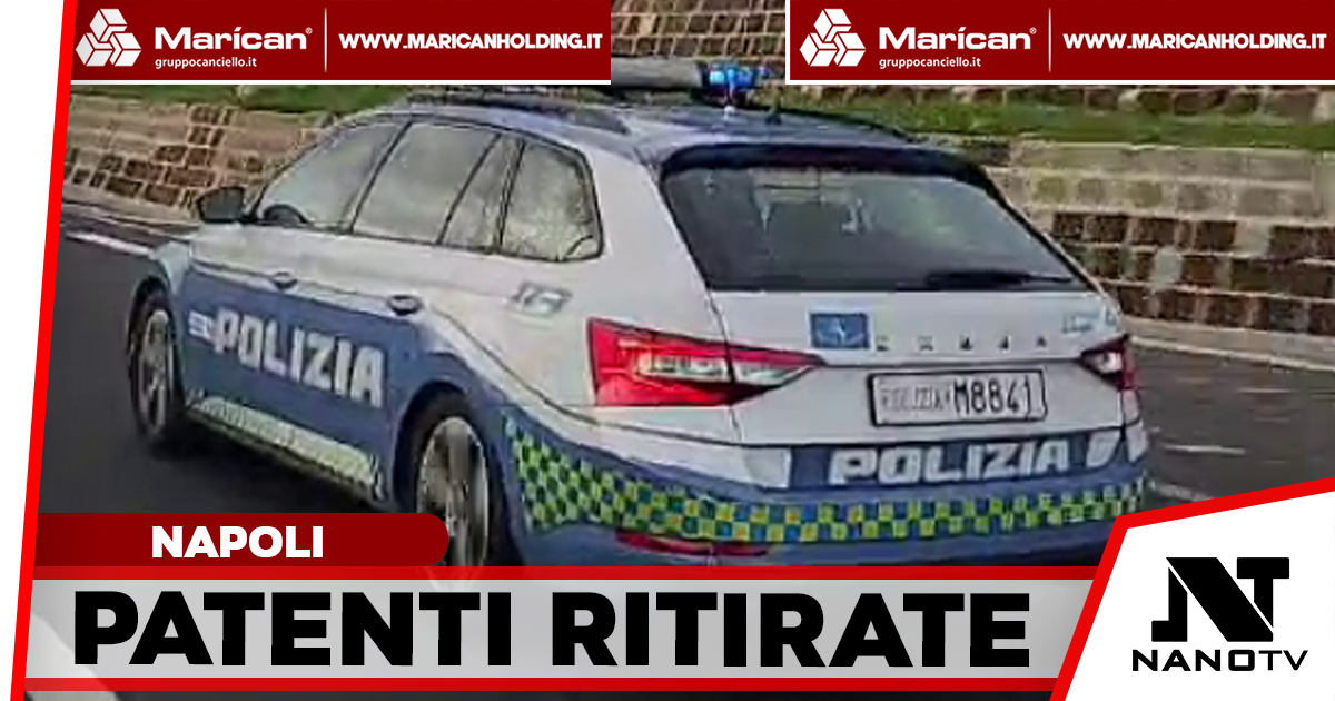 Controlli sulla Tangenziale di Napoli: denunciati due automobilisti e ritirate due patenti agli Astroni